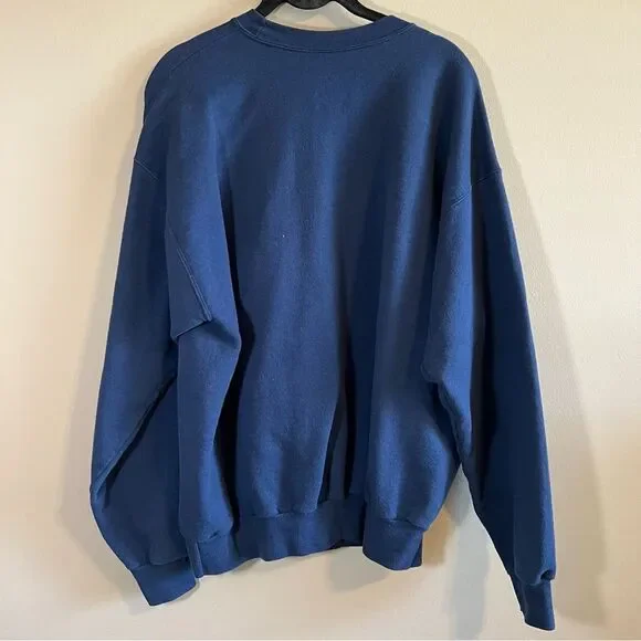 ✨ Disney Disneyland Blue Mickey Mouse Crewneck Sweatshirt Large - Picture 7 of 9